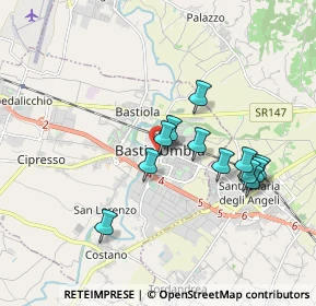 Mappa Via Colomba Antonietti, 06083 Bastia Umbra PG, Italia (1.67667)