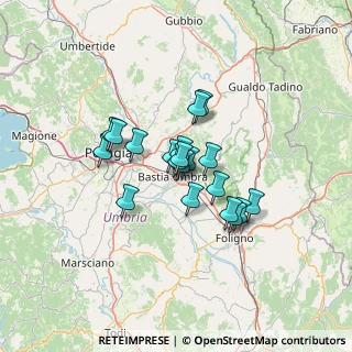 Mappa Giontella, 06083 Bastia Umbra PG, Italia (9.2445)