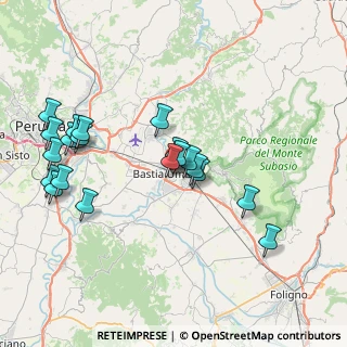 Mappa Via della Piscina Eden Rock, 06083 Bastia Umbra PG, Italia (8.274)