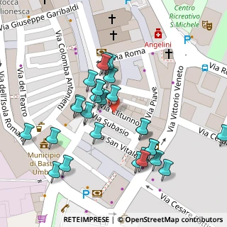 Mappa Piazza Giuseppe Mazzini, 06121 Bastia Umbra PG, Italia (0.04138)