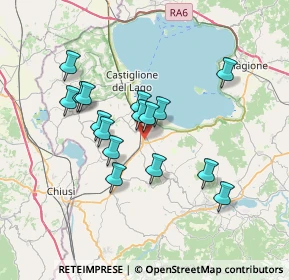 Mappa Via dell' Attività, 06061 Castiglione del lago PG, Italia (6.28438)