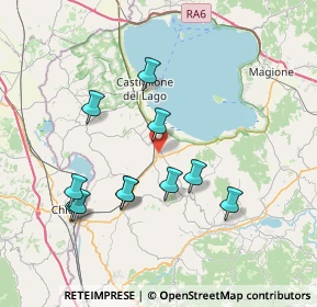 Mappa Via dell' Attività, 06061 Castiglione del lago PG, Italia (7.51455)