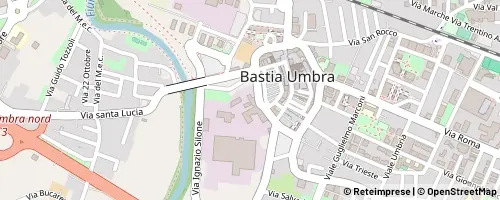 Mappa Bastia Umbra