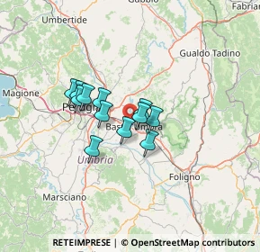 Mappa , 06083 Bastia Umbra PG, Italia (9.2125)