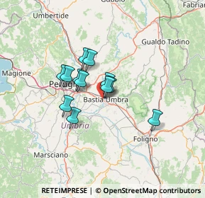 Mappa , 06083 Bastia Umbra PG, Italia (9.44417)