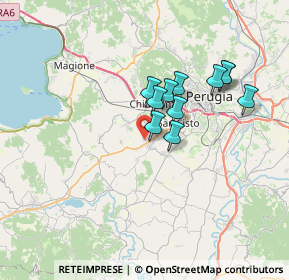 Mappa Via Lucia Sanfelice, 06073 Paletta PG, Italia (5.64455)