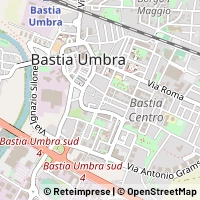Kort Bastia Umbra