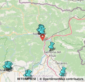 Mappa 33020 Cavazzo Carnico UD, Italia (21.3825)