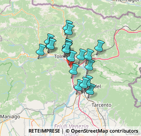 Mappa 33020 Cavazzo Carnico UD, Italia (9.406)