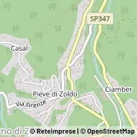 नक्शा Forno di Zoldo