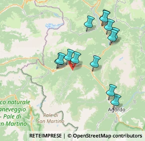 Mappa Via Sommavilla, 32020 Canale d'Agordo BL, Italia (7.33154)