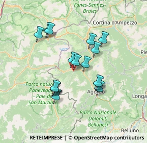 Mappa Via Sommavilla, 32020 Canale d'Agordo BL, Italia (12.02625)