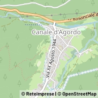 Kort Canale d'Agordo