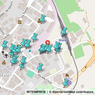 Mappa Piazza Giuseppe Garibaldi, 38027 Malè TN, Italia (0.128)