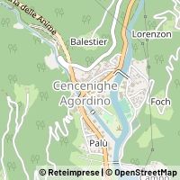 Карта Cencenighe Agordino
