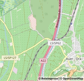 Mappa 39052 Ora BZ, Italia (1.04231)