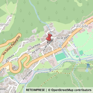 Mappa Via del Mercato, 4, 32020 Falcade, Belluno (Veneto)