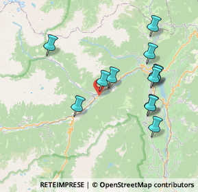 Mappa 38027 Malé TN, Italia (7.45417)