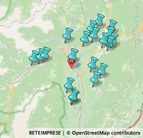 Mappa Via Antonio Gramsci, 38023 Cles TN, Italia (7.103)