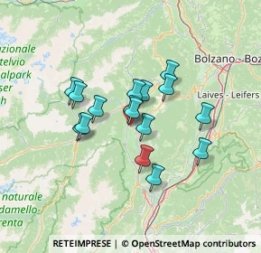 Mappa Via Antonio Gramsci, 38023 Cles TN, Italia (10.075)