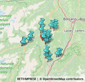 Mappa Via Antonio Gramsci, 38023 Cles TN, Italia (9.2385)