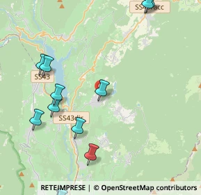 Mappa Via alla Tore, 38010 Coredo TN, Italia (6.126)