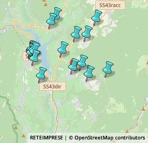 Mappa Via alla Tore, 38010 Coredo TN, Italia (3.789)