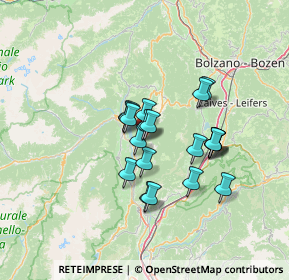 Mappa Via alla Tore, 38010 Coredo TN, Italia (10.1255)