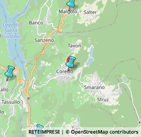 Mappa Via alla Tore, 38010 Coredo TN, Italia (4.24063)