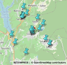 Mappa Via alla Tore, 38010 Coredo TN, Italia (1.722)