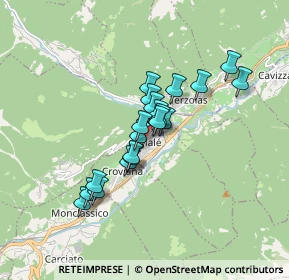 Mappa Via Conci, 38027 Malè TN, Italia (1.229)