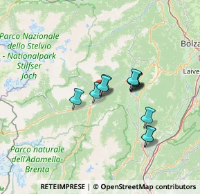 Mappa Via Conci, 38027 Malè TN, Italia (9.85333)