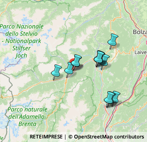 Mappa Via Conci, 38027 Malè TN, Italia (11.82857)