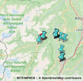 Mappa Via Conci, 38027 Malè TN, Italia (11.09222)