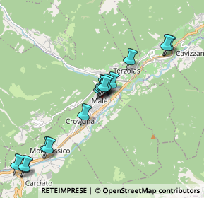 Mappa Via alla Croce, 38027 Malè TN, Italia (1.77375)