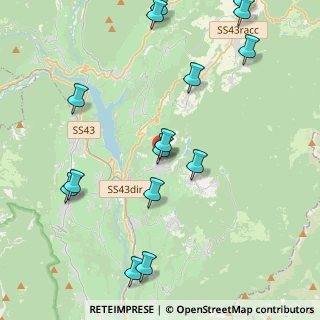 Mappa Via Tavon, 38012 Predaia TN, Italia (5.04733)