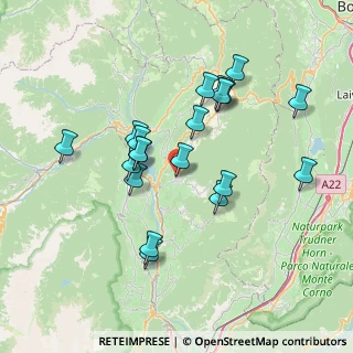 Mappa Via Tavon, 38012 Predaia TN, Italia (6.6865)