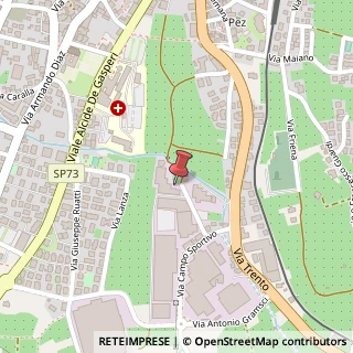 Mappa Via Campo Sportivo, 16, 38023 Cles, Trento (Trentino-Alto Adige)