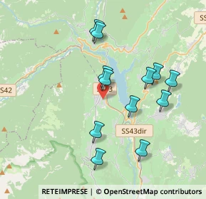 Mappa 38023 Cles TN, Italia (3.54333)