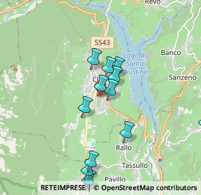 Mappa 38023 Cles TN, Italia (2.09929)