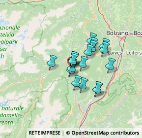 Mappa 38023 Cles TN, Italia (8.83111)