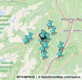Mappa 38023 Cles TN, Italia (7.35688)