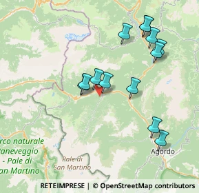 Mappa 32020 Canale d'Agordo BL, Italia (7.37154)