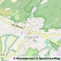 Map Uggiate-Trevano