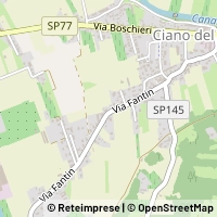 Map Crocetta del Montello