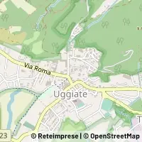 Kartta Uggiate-Trevano