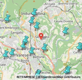Mappa Via Rovereto, 21100 Varese VA, Italia (2.9445)