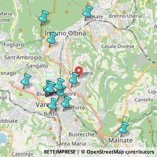 Mappa Via Rovereto, 21100 Varese VA, Italia (2.29214)