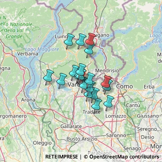Mappa Via Rovereto, 21100 Varese VA, Italia (8.801)