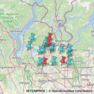 Mappa Via Rovereto, 21100 Varese VA, Italia (10.28)
